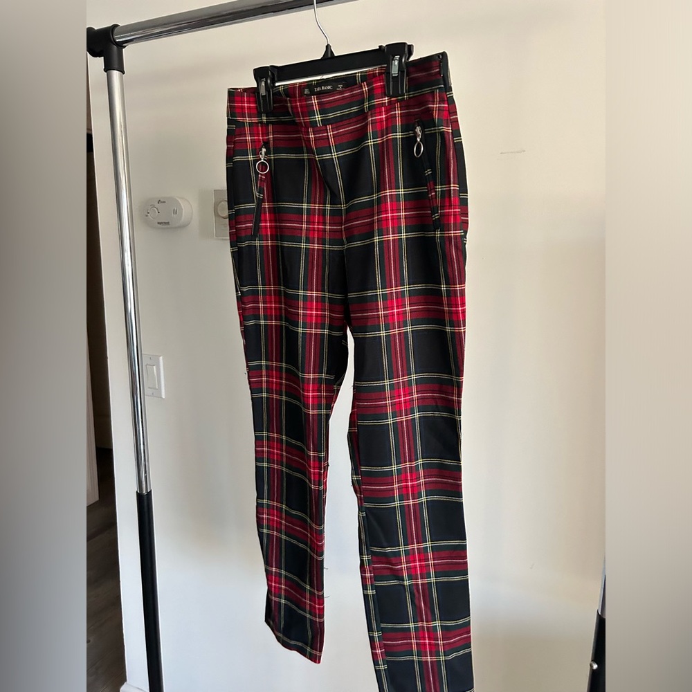 ZARA Plaid Pants